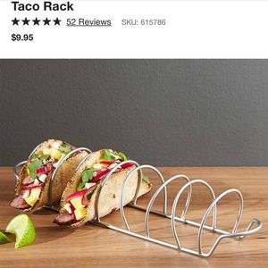 Crate and Barrel Taco Racks